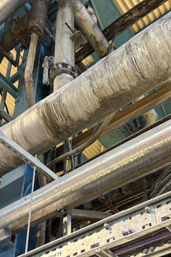 Gas line removal before 2