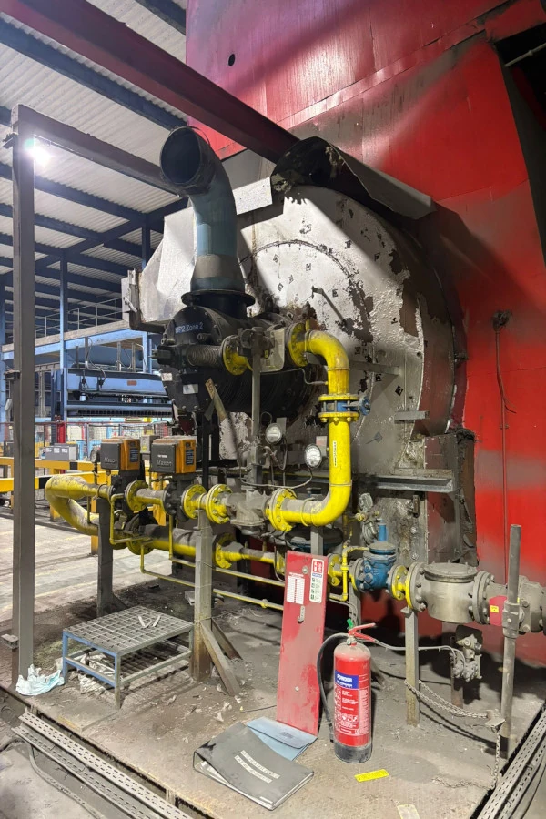 Gas line removal before